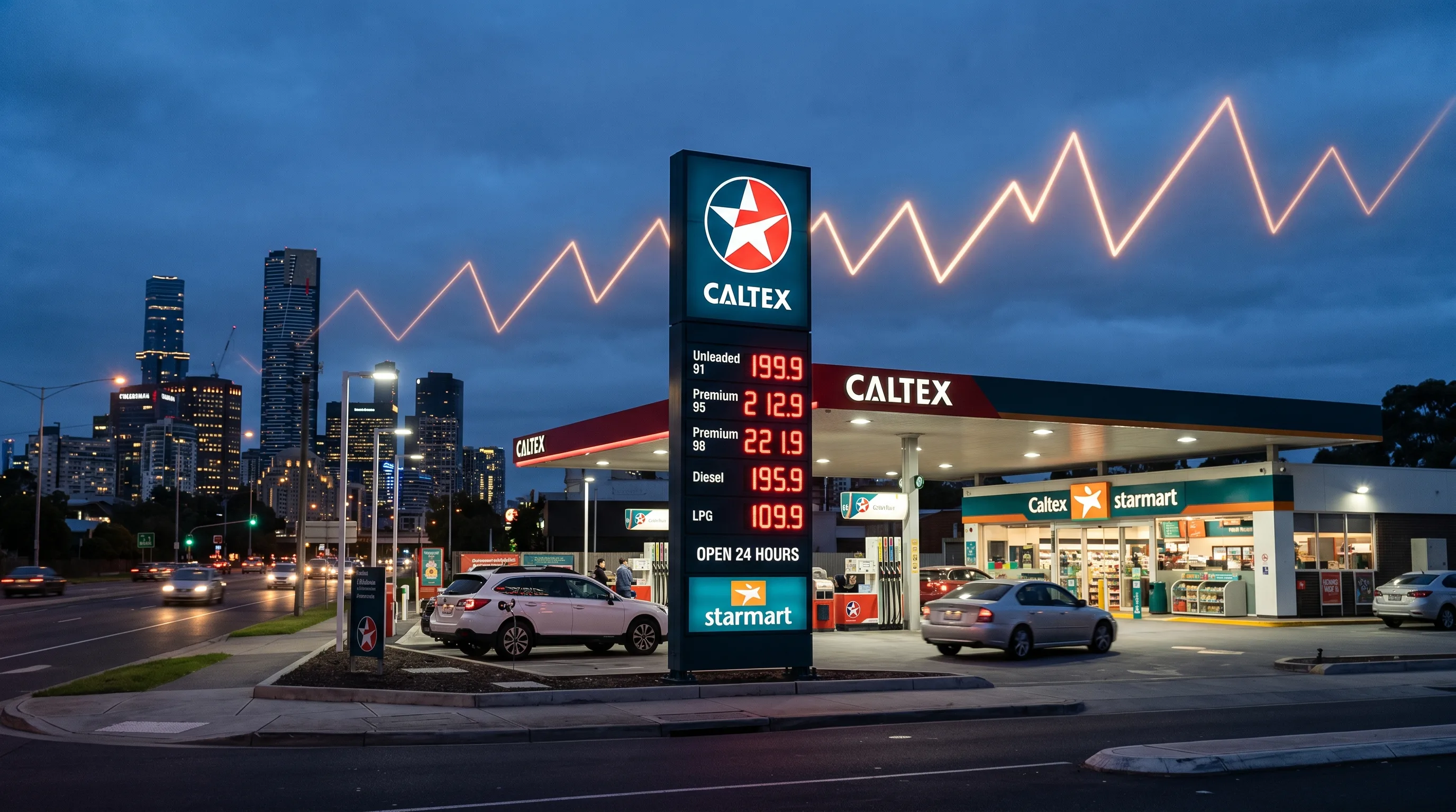 Melbourne fuel price cycle